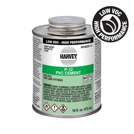 Tinkertools 16 oz Cement for PVC - Clear TI3306664